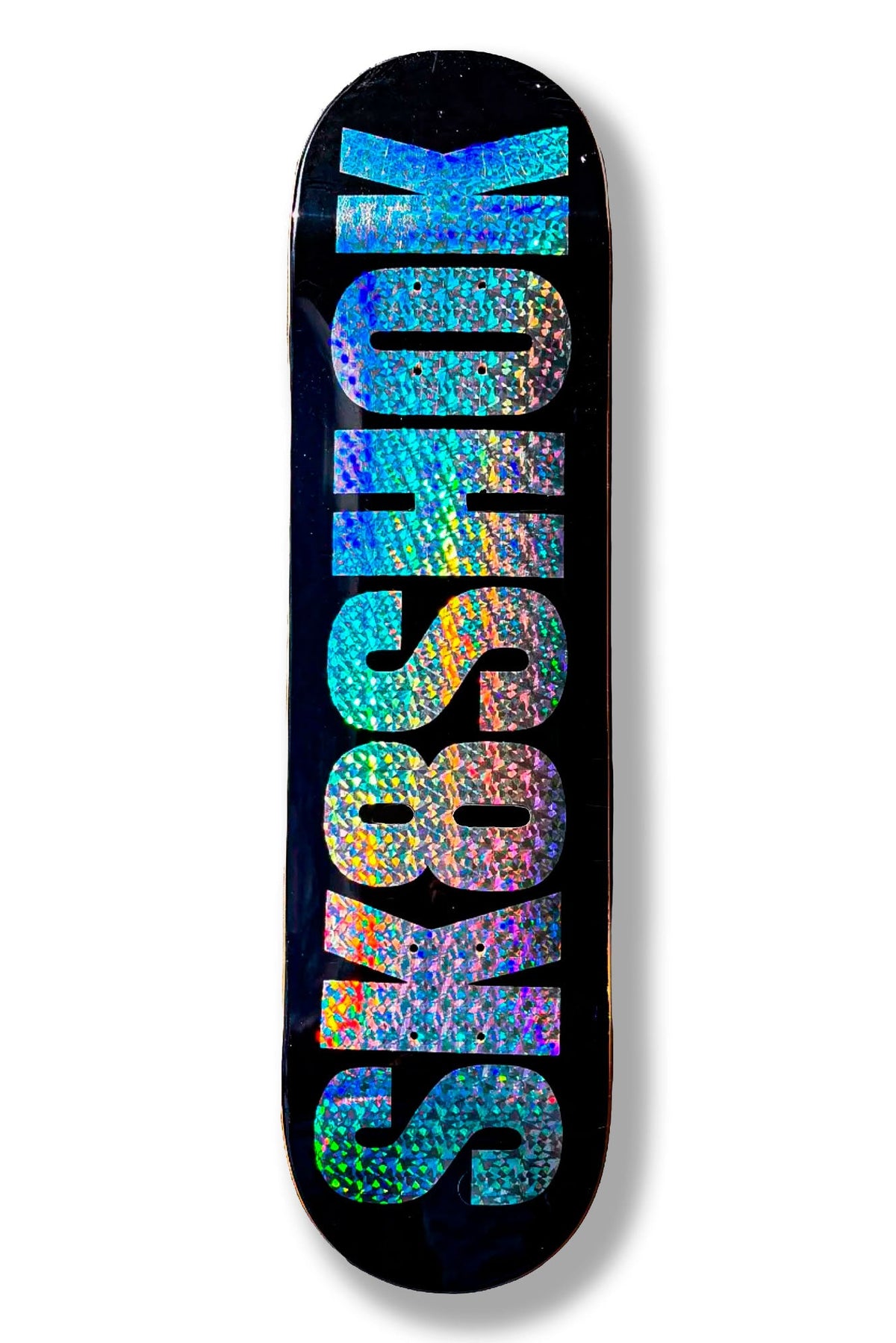 Tabla de skate "SK8 SHOK SILVER"