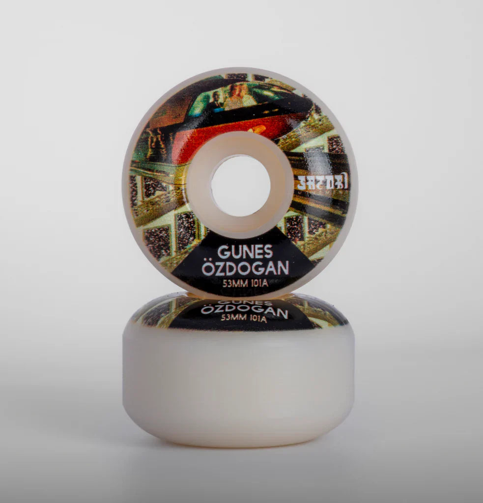Ruedas SATORI Serie de artistas invitados MORGAN CAMPBELL - Pro model Gunes Ozdogan - 53mm 101a Classic shape
