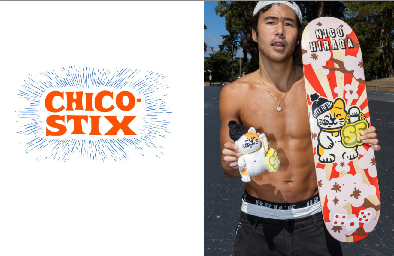 Tabla de Skate Chico Stix Pro Model Nico Hiraga 8.2"