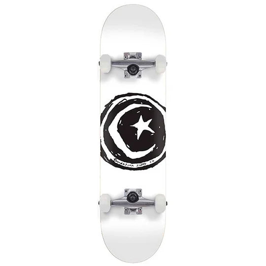 Skate completo Foundation «Star & Moon White» 7.75″