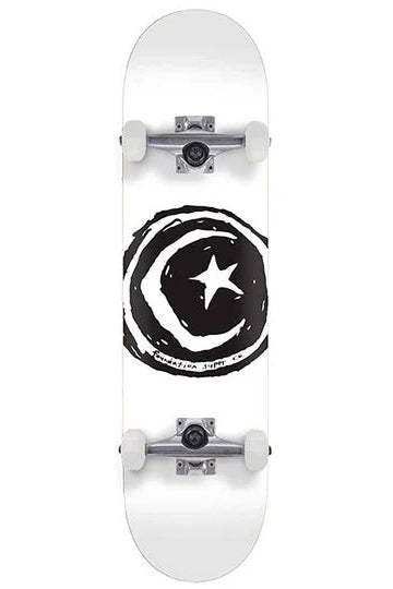 Skate completo Foundation «Star & Moon White» 7.75″