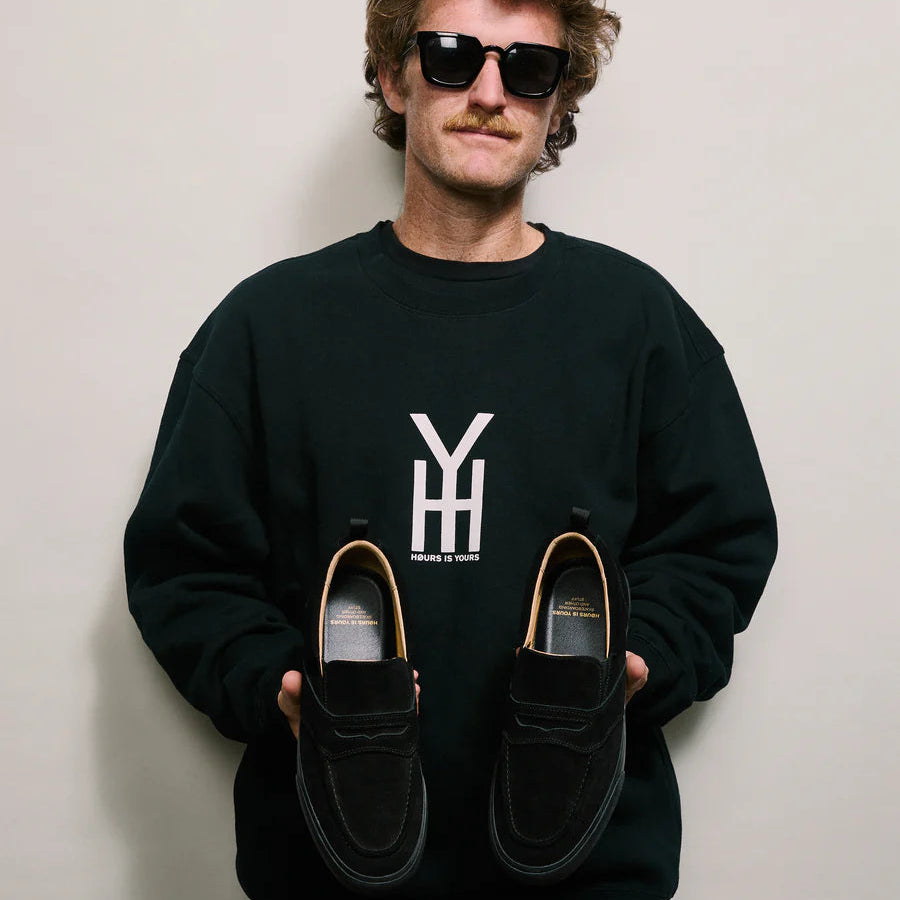 Zapatillas Hours is Yours "Cohiba SL30 - Black suede"