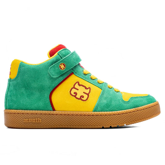 Zapatillas Ipath “Reed Mid-Top“ - verde/amarillo/rasta