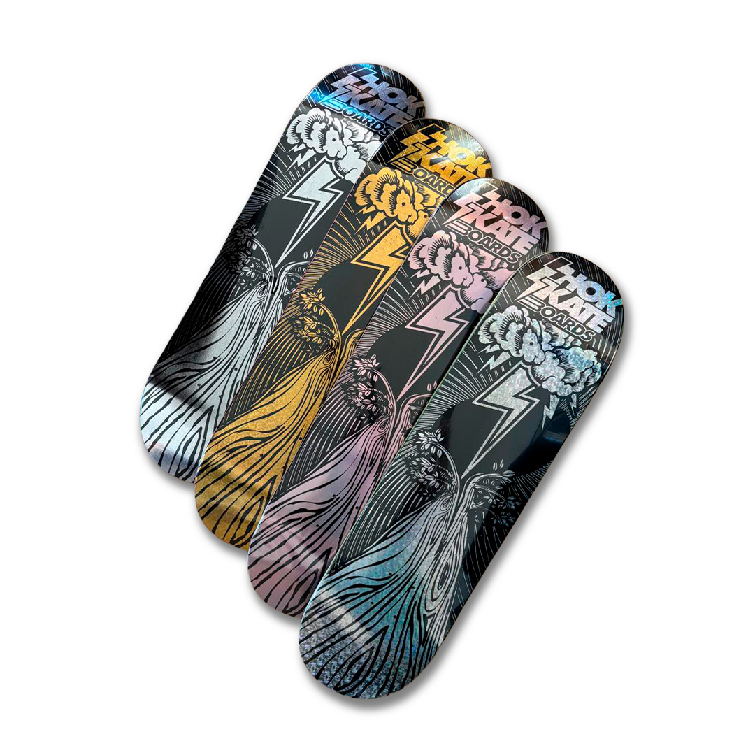 Tabla Rayo Skateshok Metálicas