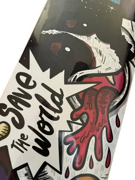 Tabla Skateshok save the world