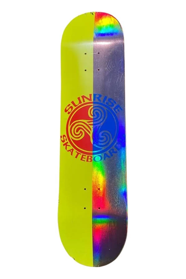 Tabla Sunrise «Bicolor Logo Foil » (Amarillo/Holografic) 8.0
