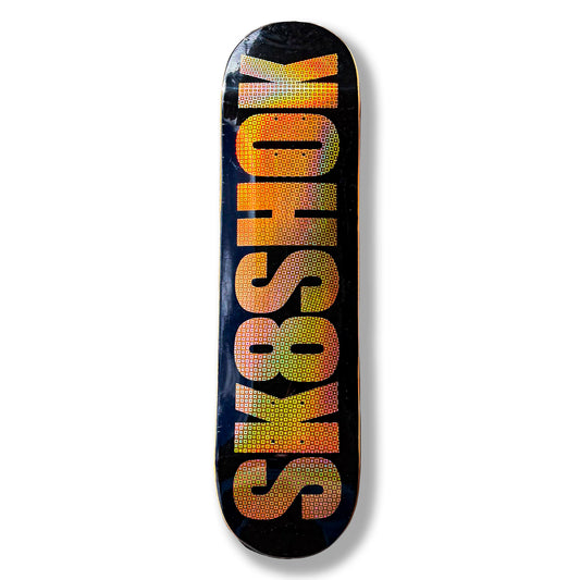 Tabla de skate "SK8 SHOK GOLD"