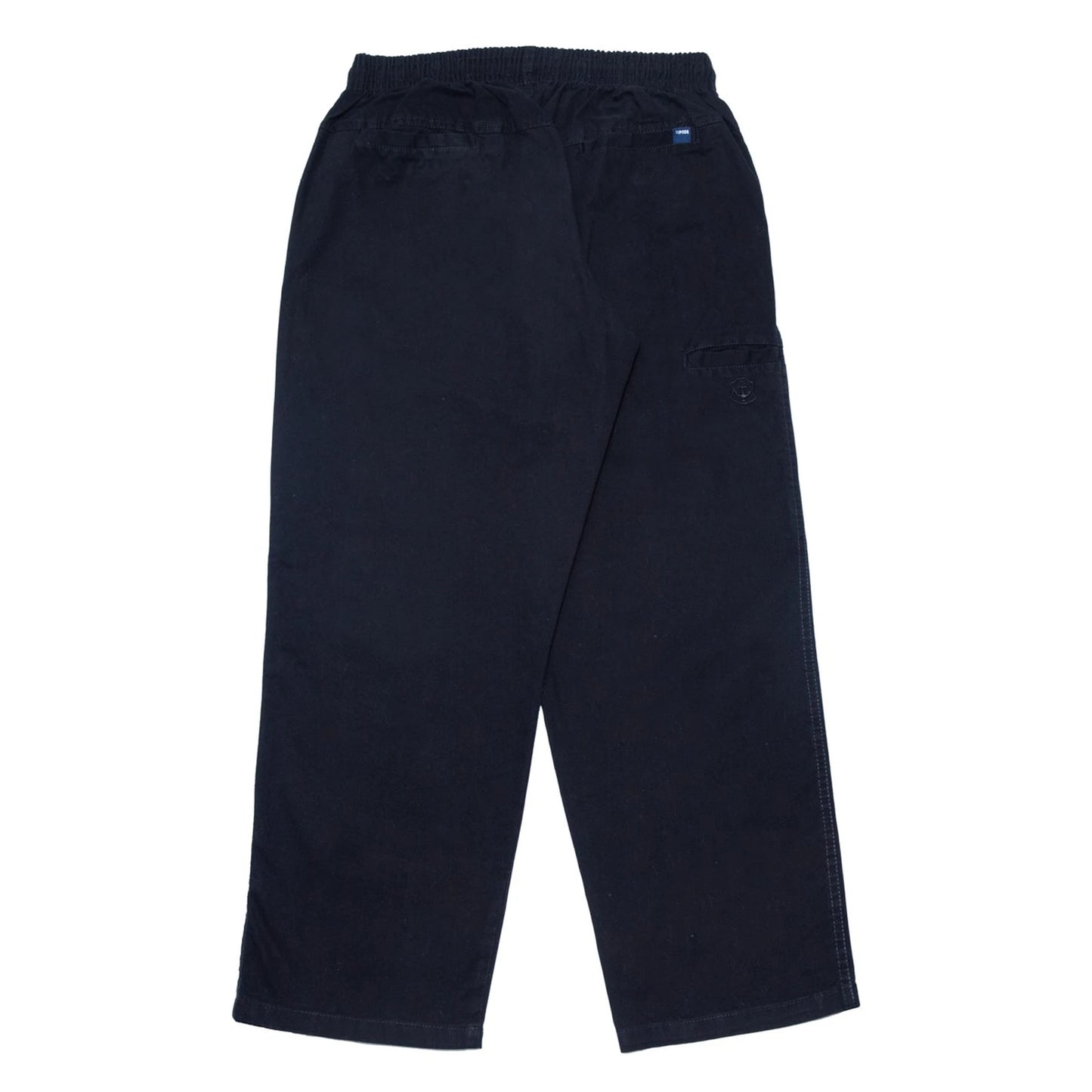 Pantalones casuales de lona negra Tupode