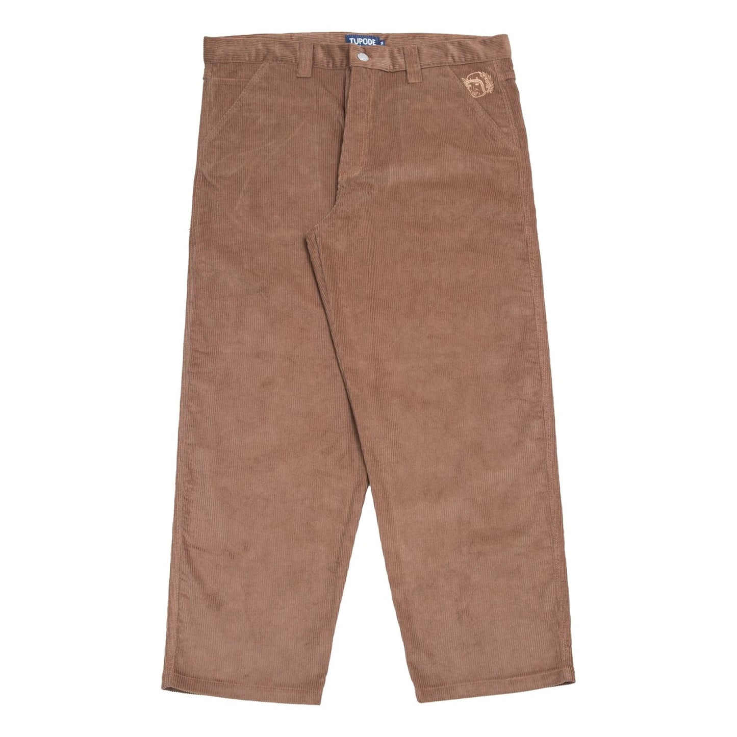 Pantalones OG Baggy 889 de terciopelo caramelo Tupode