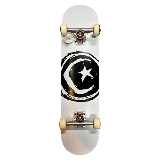 Skate completo 7.75 Star & Moon white