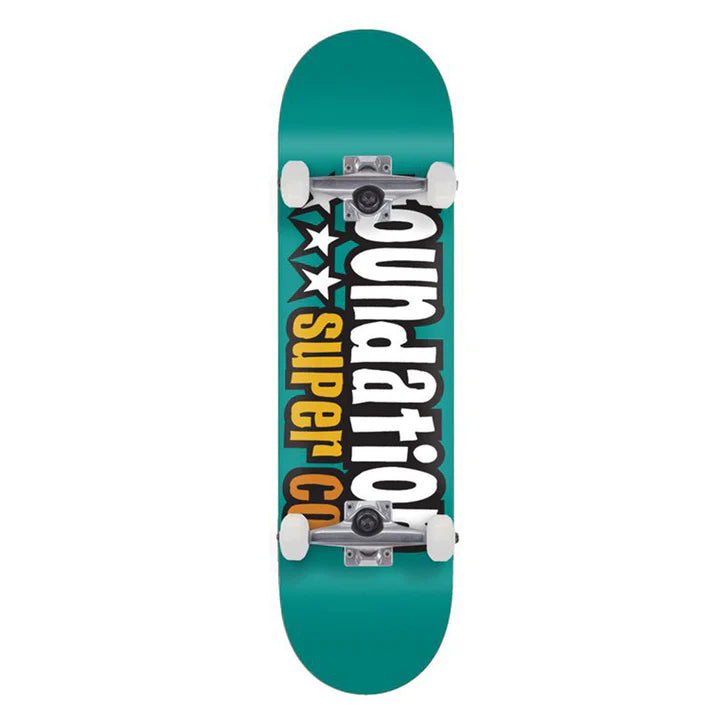 Skate completo Foundation – Star Teal 7.875″