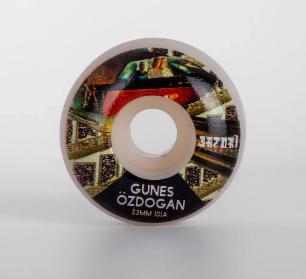 Ruedas SATORI Serie de artistas invitados MORGAN CAMPBELL - Pro model Gunes Ozdogan - 53mm 101a Classic shape