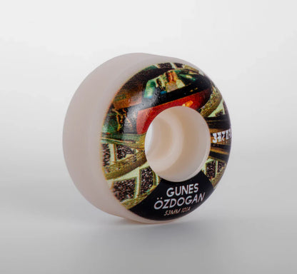 Ruedas SATORI Serie de artistas invitados MORGAN CAMPBELL - Pro model Gunes Ozdogan - 53mm 101a Classic shape