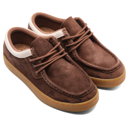 CATS LOW - BROWN SUEDE