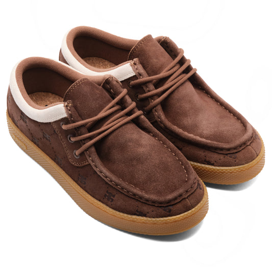 CATS LOW - BROWN SUEDE