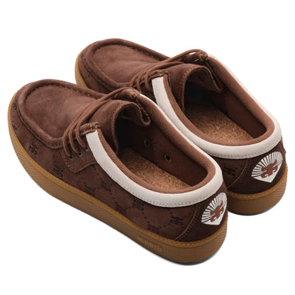 CATS LOW - BROWN SUEDE
