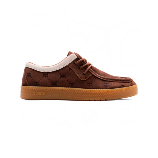 CATS LOW - BROWN SUEDE