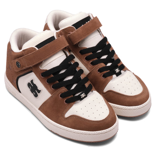 GRASSHOPPER - BROWN SUEDE & CREAM