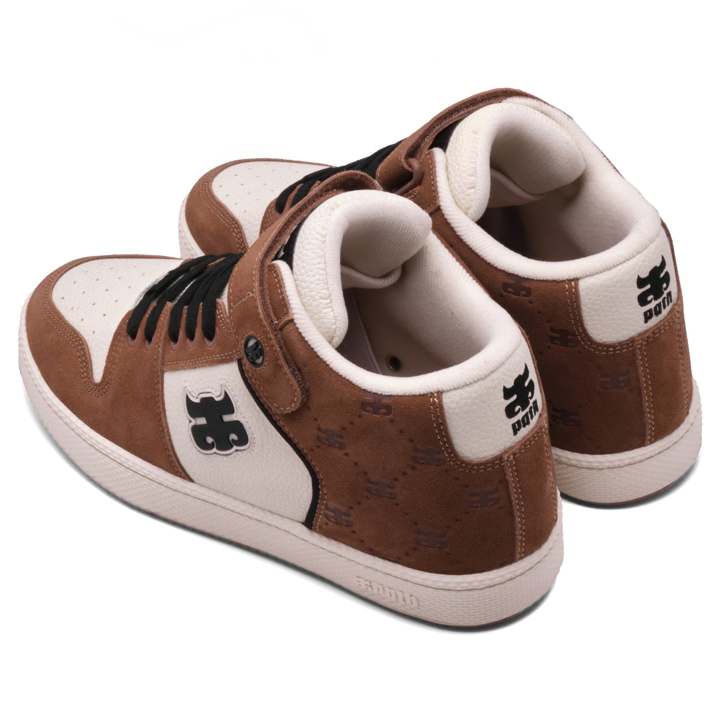 GRASSHOPPER - BROWN SUEDE & CREAM