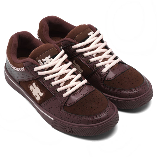 REED LOW - BROWN SUEDE & CREAM