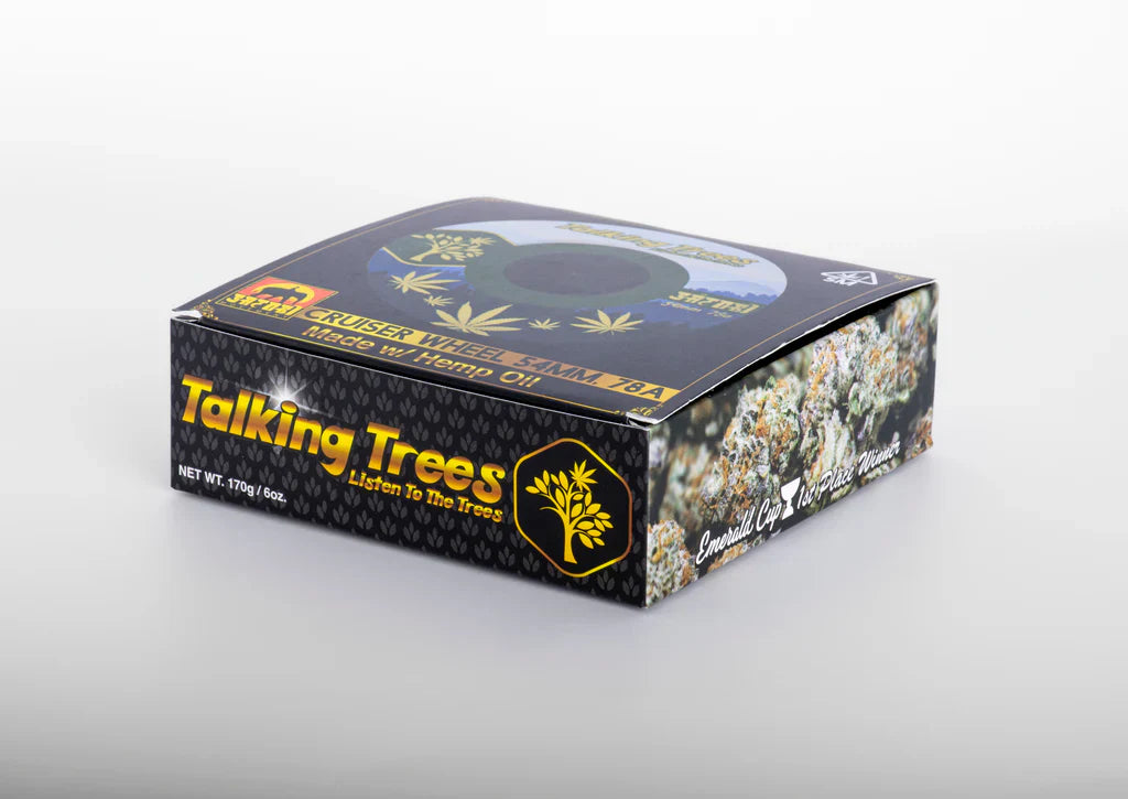 Ruedas SATORI Talking Trees Cruiser - Fabricadas con aceite de cáñamo - de 54 mm 78a
