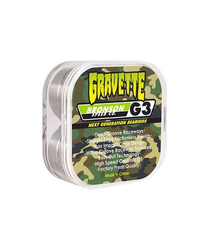 Rodamientos Bronson G3 David Gravette Pro ABEC 7
