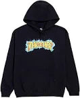 poleron canguro Thrasher Graff Black