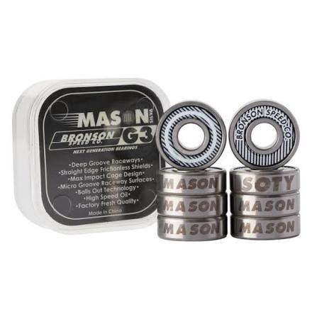 Rodamientos Skate Bronson G3 Pro Model Mason Silva High Performance