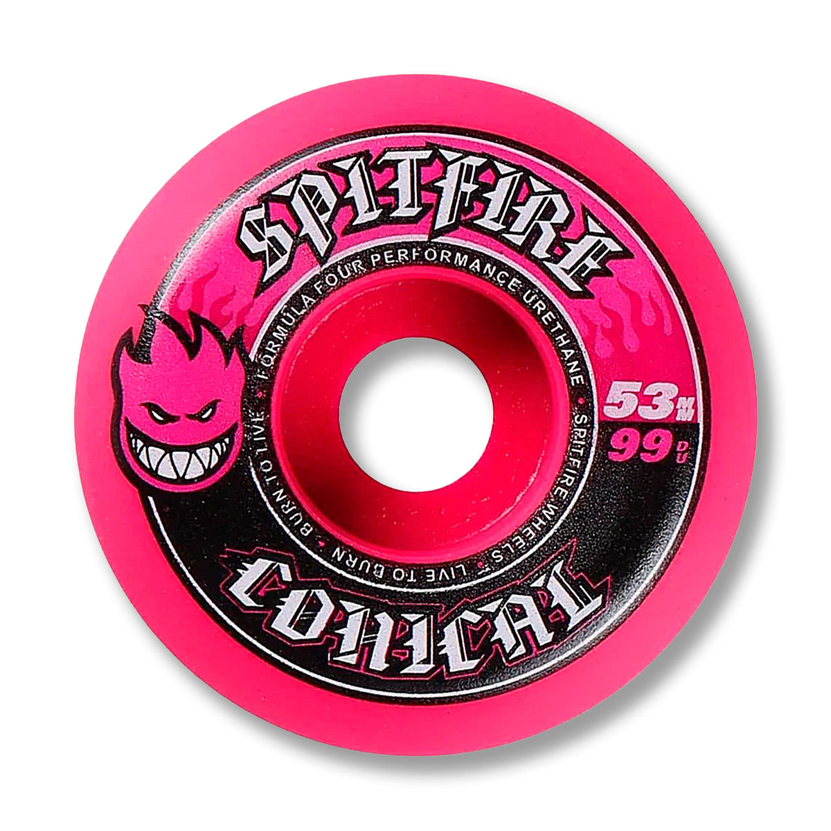 Ruedas Spitfire Formula Four Team Conical Colors Pink 53 mm 99A