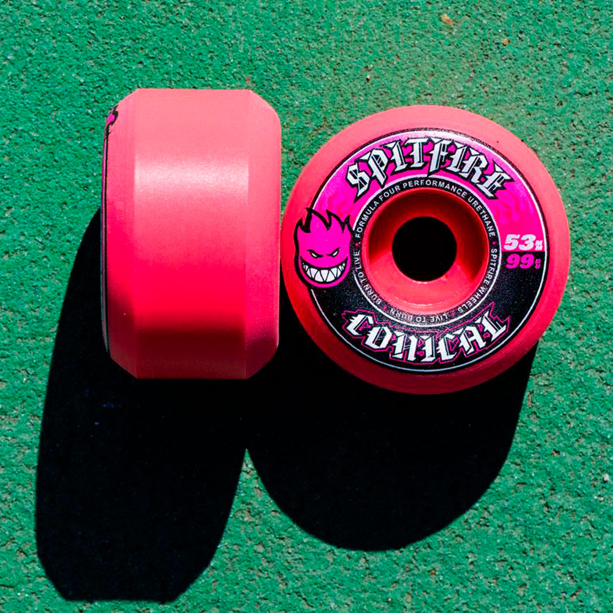 Ruedas Spitfire Formula Four Team Conical Colors Pink 53 mm 99A