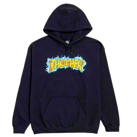 Polerón Canguro Thrasher Graff Black